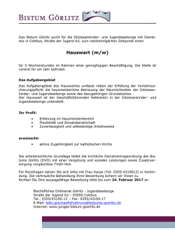 Hauswart (m/w)
