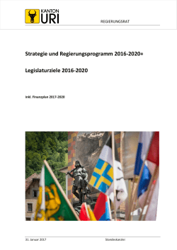 Strategie und Regierungsprogramm 2016-2020+