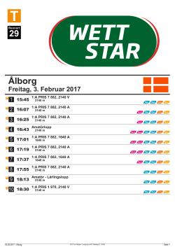 Programm - Wettstar