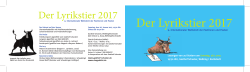 Informationen zum Lyrikstier 2017 als PDF