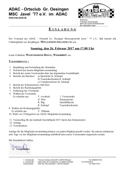 Einladung