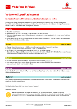 InfoDok 4021: Vodafone SuperFlat Internet