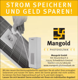 Mangold GmbH - Gmünder Tagespost