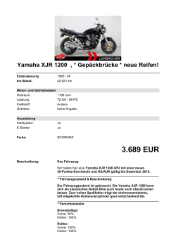Detailansicht Yamaha XJR 1200 €,€* Gepäckbrücke