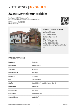 Druckansicht - Mittelweser | Immobilien