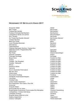 HESSENWEIT 81 BETEILIGTE KINOS 2017