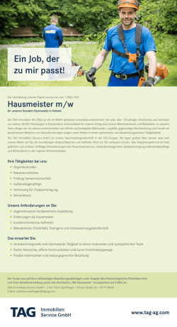 Ein Job, der zu mir passt!