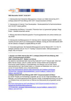 Dossier zum Safer Internet Day 2017