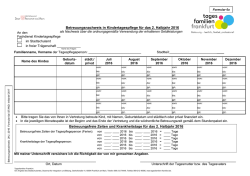 Formular 6a: Betreuungsnachweis 2.2016