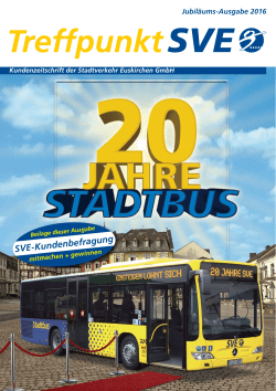 SVE-Kundenzeitschrift - Stadtverkehr Euskirchen