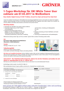 Infos und Anmeldung für Weißenhorn