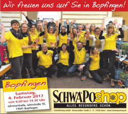 Wir freuen uns auf Sie in Bopfingen!