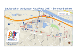 Laufstrecken Wadgasser AbteiRace 2017 - Sommer