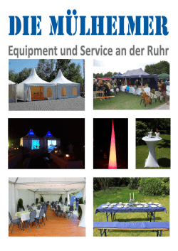 Equipment Katalog Die Mülheimer
