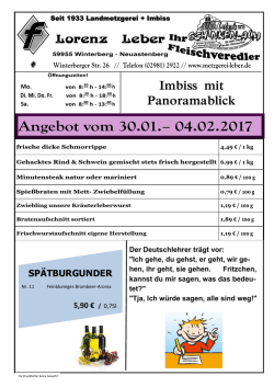 Imbiss mit Panoramablick