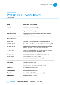 Prof. Dr. med. Thomas Roeren