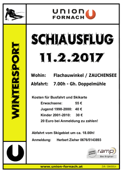 Schiausflug - Union Fornach