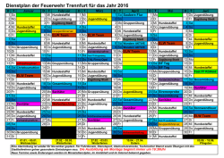 Jahresdienstplan 2017 Teil 1
