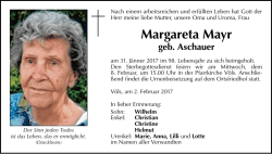 Margareta Mayr