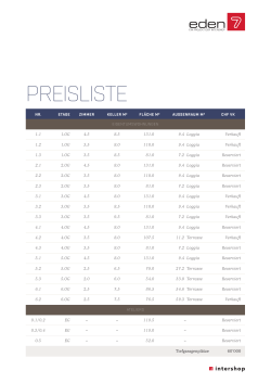 preisliste