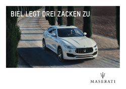 biel legt drei zacken zu - Premium Automobile AG/SA | Ihre Maserati