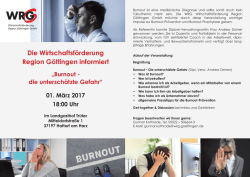 Die Wirtschaftsf&ouml;rderung Region G&ouml;ttingen informiert