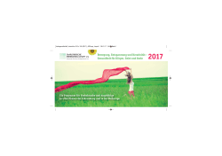 SKG - Programm 2017 - Saarländische Krebsgesellschaft