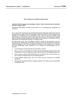 Drucksachen allgemein - Nieders&auml;chsischer Landtag