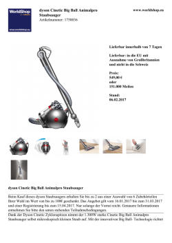 dyson Cinetic Big Ball Animalpro Staubsauger