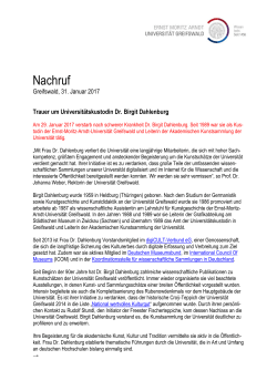 Medieninfo als PDF - Universität Greifswald