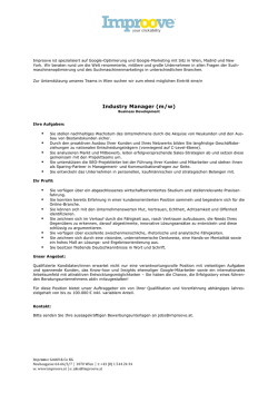 Industry Manager