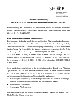 Landesamt für Landwirtschaft - Landesportal Schleswig Holstein