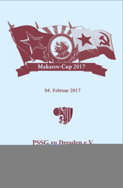 Protokoll Makarov-Cup Dresden 04.02.2017