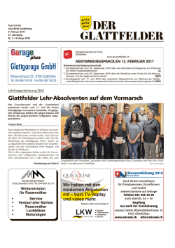Glattgarage GmbH - Der Glattfelder