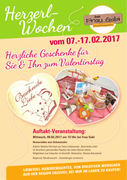 herzerlwochen flyer
