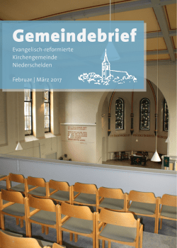 Gemeindebrief - Ev. Kirchenkreis Siegen