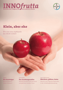 INNOfrutta 2016/ 2017 - Bayer Agrar Deutschland