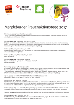 Magdeburger Frauenaktionstage 2017