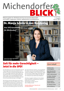 Dr. Manja Sch&uuml;le in den Bundestag - SPD