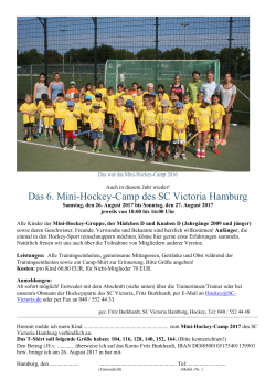 6.MiniCamp - SC Victoria Hamburg