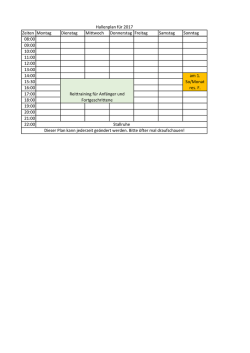 Hallenplan - Reiterverein Hohenlockstedt