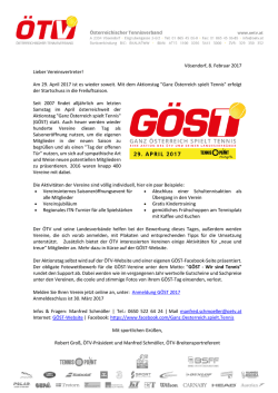 G&Ouml;ST-Vereinsinfo