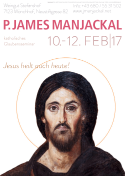 p. james manjackal - Goodnews-Wien