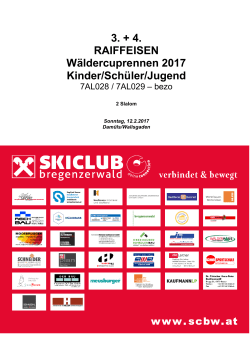 Ausschreibung - Skiclub Bezau