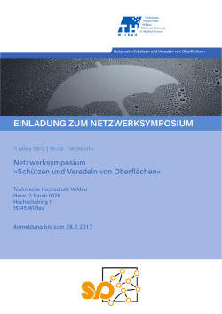 Link zum Programm des Symposiums "Schützen und