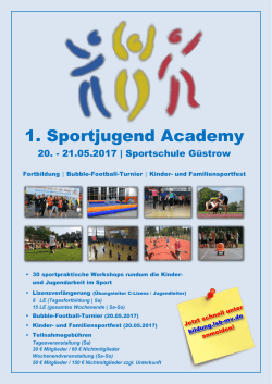 1. Sportjugend Academy