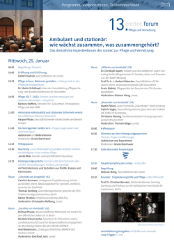 Programm - contec Forum