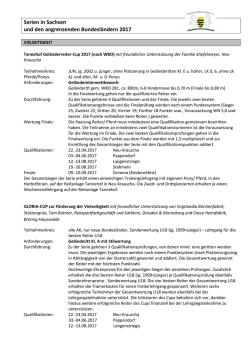 Dressur-Serien in Sachsen - Landesverband Pferdesport Sachsen