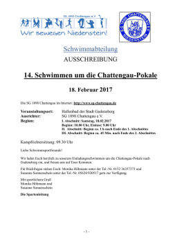 14. Schwimmen um die Chattengau
