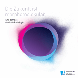 Die Zukunft ist morphomolekular